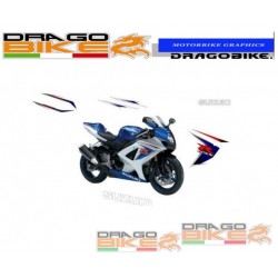 Original Suzuki GSX-R 1000 K8 replica Race stickers kit