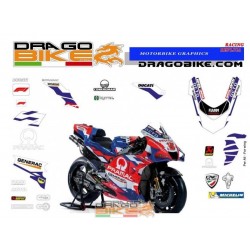 Ducati Pramac MotoGP 2022 Tribute Race Stickers Kit