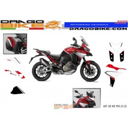 Kit adesivi WE-MV4 per Ducati Multistrada V4