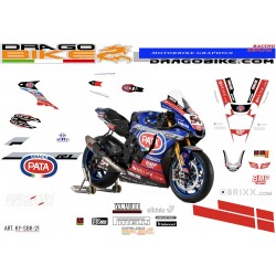 Race stickers SBK Pata 2021 replica