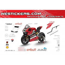 Ducati SBK 2016 Aruba replica Race stickers kit