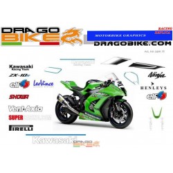 Kawasaki SBK 2011 Race replica stickers kit