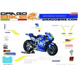 Suzuki MotoGP 2018 replica Race stickers kit