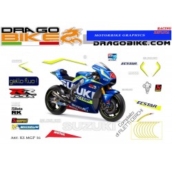 Race stickers kit Suzuki MotoGP 2016